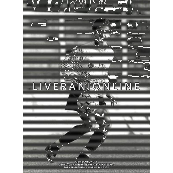 Roberto Rambaudi calciatore italiano, di ruolo centrocampista o attaccante, del Foggia, Campionato 1991/1992 - Retrospettiva Â©ARCHIVIO / AGENZIA ALDO LIVERANI SAS