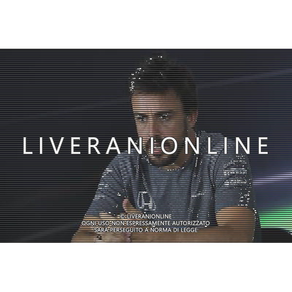 Fernando Alonso (ESP) McLaren in the FIA Press Conference. 23.03.2017. Formula 1 World Championship, Rd 1, Australian Grand Prix, Albert Park, Melbourne, Australia, Preparation Day. AG ALDO LIVERANI SAS ONLY ITALY