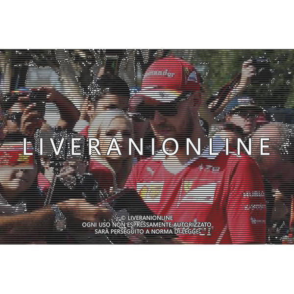 Sebastian Vettel (GER) Ferrari with fans. 23.03.2017. Formula 1 World Championship, Rd 1, Australian Grand Prix, Albert Park, Melbourne, Australia, Preparation Day. AG ALDO LIVERANI SAS ONLY ITALY