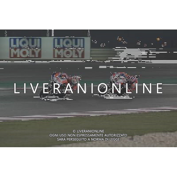 22/03/2017. Losail International Circuit.Gran Premio del Qatar. Jorge Lorenzo (Ducati) Danilo Petrucci (Pramac) durante le libere. FOTO G.PIAZZOLLA-AG ALDO LIVERANI SAS