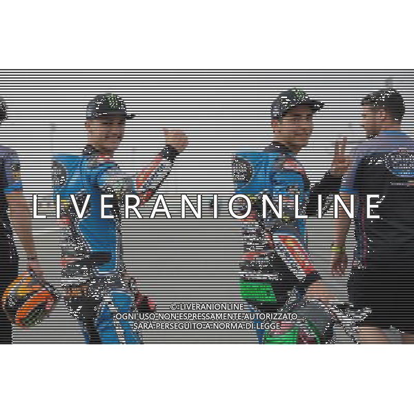 22/03/2017. Losail International Circuit.Gran Premio del Qatar. Aron Canet e Enea Bastianini. FOTO G.PIAZZOLLA-AG ALDO LIVERANI SAS