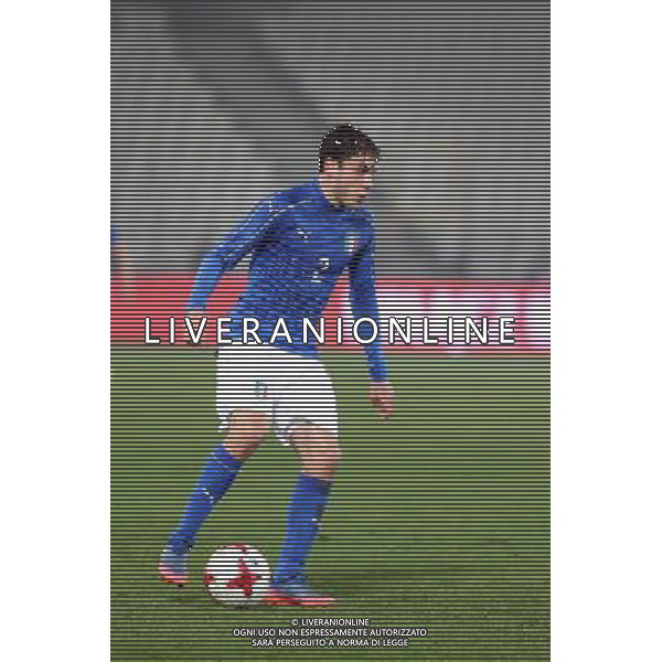 KRAKOW 23.03.2017 SPORT PILKA NOZNA MIEDZYNARODOWY MECZ TOWARZYSKI POLSKA U21 - WLOCHY U21 NZ. DAVIDE CALABRIA (ITA) FOT. MICHAL CHWIEDUK / FOKUSMEDIA / NEWSPIX.PL KRAKOW 23.03.2017 SPORT FOOTBALL INTERNATIONAL FRIENDLY MATCH POLAND U21 - ITALY U21 FOT. MICHAL CHWIEDUK / FOKUSMEDIA / NEWSPIX.PL --- Newspix.pl / AGENZIA ALDO LIVERANI SAS - ITALY ONLY EDITORIAL USE ONLY