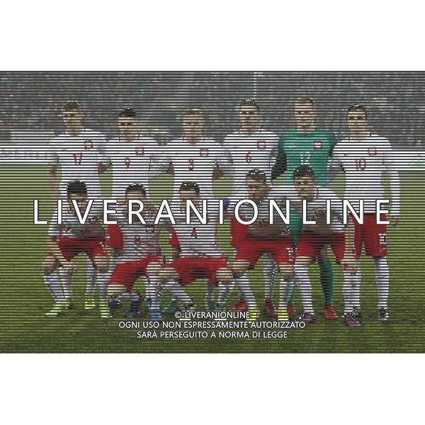 KRAKOW 23.03.2017 SPORT PILKA NOZNA MIEDZYNARODOWY MECZ TOWARZYSKI POLSKA U21 - WLOCHY U21 NZ. GORNY RZAD - PAWEL DAWIDOWICZ (POL) MARIUSZ STEPINSKI (POL) PAWEL JAROSZYNSKI (POL) JAN BEDNAREK (POL) JAKUB WRABEL (POL) PATRYK LIPSKI (POL) DOLNY RZAD - BARTOSZ KAPUSTKA (POL) RADOSLAW MURAWSKI (POL) TOMASZ KEDZIORA (POL) JAROSLAW KUBICKI (POL) DAWID KOWNACKI (POL) FOT. MICHAL CHWIEDUK / FOKUSMEDIA / NEWSPIX.PL KRAKOW 23.03.2017 SPORT FOOTBALL INTERNATIONAL FRIENDLY MATCH POLAND U21 - ITALY U21 FOT. MICHAL CHWIEDUK / FOKUSMEDIA / NEWSPIX.PL --- Newspix.pl / AGENZIA ALDO LIVERANI SAS - ITALY ONLY EDITORIAL USE ONLY