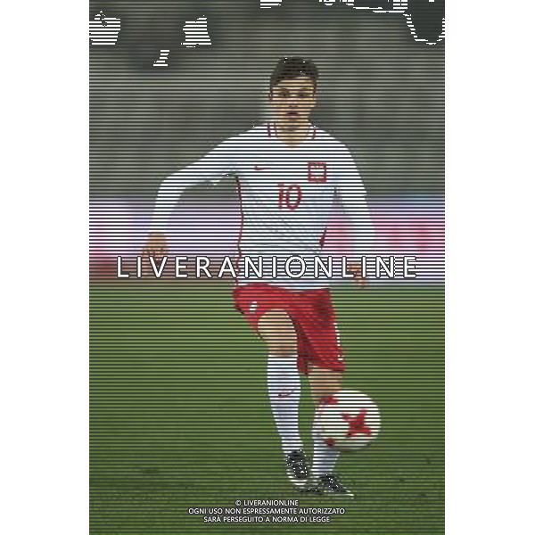 KRAKOW 23.03.2017 MECZ TOWARZYSKI U-21: POLSKA - WLOCHY --- INTERNATIONAL FRIENDLY FOOTBALL MATCH U21 IN CRACOW: POLAND - ITALY PATRYK LIPSKI FOT. PIOTR KUCZA/FOTOPYK / NEWSPIX.PL --- Newspix.pl / AGENZIA ALDO LIVERANI SAS - ITALY ONLY EDITORIAL USE ONLY