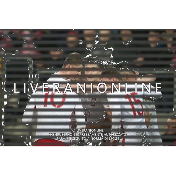 KRAKOW 23.03.2017 MECZ TOWARZYSKI U-21: POLSKA - WLOCHY --- INTERNATIONAL FRIENDLY FOOTBALL MATCH U21 IN CRACOW: POLAND - ITALY PAWEL DAWIDOWICZ BARTOSZ KAPUSTKA PILKARZE POLSKI FOT. PIOTR KUCZA/FOTOPYK / NEWSPIX.PL --- Newspix.pl / AGENZIA ALDO LIVERANI SAS - ITALY ONLY EDITORIAL USE ONLY