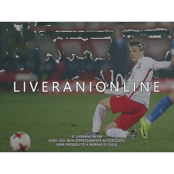 KRAKOW STADION CRACOVII 23.03.2017 MECZ TOWARZYSKI U-21 PILKA NOZNA POLSKA (BIALO-CZERWONE) - WLOCHY (niebiesko-biale) NZ Patryk Lipski . FOT TOMASZ WANTULA / NEWSPIX.PL KRAKOW 23.03.2017 FOOTBALL MEN\'S UNDER 21 FRIENDLY GAME POLAND - ITALY TOMASZ WANTULA / NEWSPIX.PL --- Newspix.pl / AGENZIA ALDO LIVERANI SAS - ITALY ONLY EDITORIAL USE ONLY