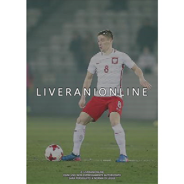 KRAKOW STADION CRACOVII 23.03.2017 MECZ TOWARZYSKI U-21 PILKA NOZNA POLSKA (BIALO-CZERWONE) - WLOCHY (niebiesko-biale) NZ Jan Bednarek . FOT TOMASZ WANTULA / NEWSPIX.PL KRAKOW 23.03.2017 FOOTBALL MEN\'S UNDER 21 FRIENDLY GAME POLAND - ITALY TOMASZ WANTULA / NEWSPIX.PL --- Newspix.pl / AGENZIA ALDO LIVERANI SAS - ITALY ONLY EDITORIAL USE ONLY