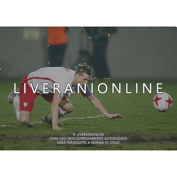 KRAKOW STADION CRACOVII 23.03.2017 MECZ TOWARZYSKI U-21 PILKA NOZNA POLSKA (BIALO-CZERWONE) - WLOCHY (niebiesko-biale) NZ Tomasz Kedziora . FOT TOMASZ WANTULA / NEWSPIX.PL KRAKOW 23.03.2017 FOOTBALL MEN\'S UNDER 21 FRIENDLY GAME POLAND - ITALY TOMASZ WANTULA / NEWSPIX.PL --- Newspix.pl / AGENZIA ALDO LIVERANI SAS - ITALY ONLY EDITORIAL USE ONLY