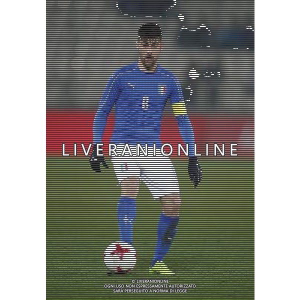 KRAKOW STADION CRACOVII 23.03.2017 MECZ TOWARZYSKI U-21 PILKA NOZNA POLSKA (BIALO-CZERWONE) - WLOCHY (niebiesko-biale) NZ Marco Benassi . FOT TOMASZ WANTULA / NEWSPIX.PL KRAKOW 23.03.2017 FOOTBALL MEN\'S UNDER 21 FRIENDLY GAME POLAND - ITALY TOMASZ WANTULA / NEWSPIX.PL --- Newspix.pl / AGENZIA ALDO LIVERANI SAS - ITALY ONLY EDITORIAL USE ONLY