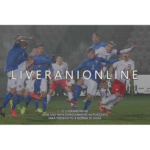 23.03.2017 KRAKOW UL. KALUZY ( POLAND ) PILKA NOZNA ( FOOTBALL ) MECZ TOWARZYSKI REPREZENTACJI NARODOWYCH U-21 ( INTERNATIONAL FRIENDLY GAME UNDER-21 ) MECZ POLSKA - WLOCHY ( POLAND - ITALY ) NZ DAVIDE CALBARIA, TOMASZ KEDZIORA - KAPITAN REPREZENTACJI U-21, JAN BEDNAREK FOTO LUKASZ GROCHALA/CYFRASPORT / NEWSPIX.PL --- Newspix.pl / AGENZIA ALDO LIVERANI SAS - ITALY ONLY EDITORIAL USE ONLY