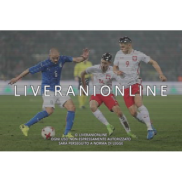 23.03.2017 KRAKOW UL. KALUZY ( POLAND ) PILKA NOZNA ( FOOTBALL ) MECZ TOWARZYSKI REPREZENTACJI NARODOWYCH U-21 ( INTERNATIONAL FRIENDLY GAME UNDER-21 ) MECZ POLSKA - WLOCHY ( POLAND - ITALY ) NZ DAVIDE BIRASCHI, BARTOSZ KAPUSTKA, MARIUSZ STEPINSKI FOTO LUKASZ GROCHALA/CYFRASPORT / NEWSPIX.PL --- Newspix.pl / AGENZIA ALDO LIVERANI SAS - ITALY ONLY EDITORIAL USE ONLY