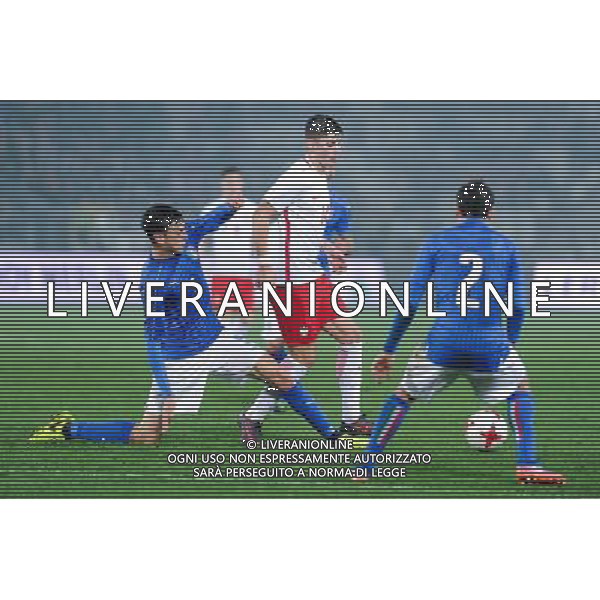 23.03.2017 KRAKOW UL. KALUZY ( POLAND ) PILKA NOZNA ( FOOTBALL ) MECZ TOWARZYSKI REPREZENTACJI NARODOWYCH U-21 ( INTERNATIONAL FRIENDLY GAME UNDER-21 ) MECZ POLSKA - WLOCHY ( POLAND - ITALY ) NZ ALEX FERRARI DAWID KOWNACKI FOTO MICHAL STANCZYK / CYFRASPORT / NEWSPIX.PL --- Newspix.pl / AGENZIA ALDO LIVERANI SAS - ITALY ONLY EDITORIAL USE ONLY