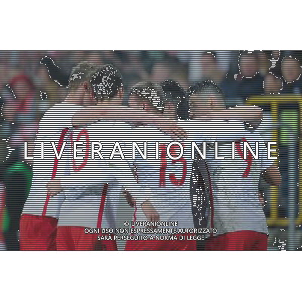23.03.2017 KRAKOW UL. KALUZY ( POLAND ) PILKA NOZNA ( FOOTBALL ) MECZ TOWARZYSKI REPREZENTACJI NARODOWYCH U-21 ( INTERNATIONAL FRIENDLY GAME UNDER-21 ) MECZ POLSKA - WLOCHY ( POLAND - ITALY ) NZ DAWID KOWNACKI RADOSC BRAMKA GOL EMOCJE 1:1 REMIS FOTO MICHAL STANCZYK / CYFRASPORT / NEWSPIX.PL --- Newspix.pl / AGENZIA ALDO LIVERANI SAS - ITALY ONLY EDITORIAL USE ONLY