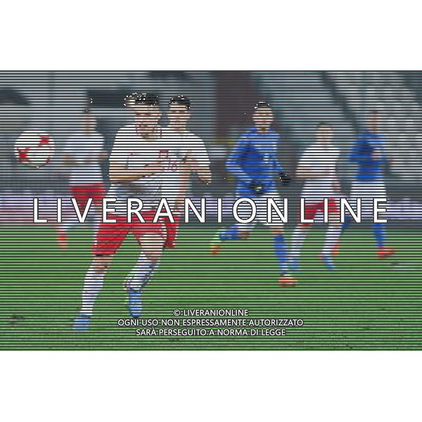 23.03.2017 KRAKOW UL. KALUZY ( POLAND ) PILKA NOZNA ( FOOTBALL ) MECZ TOWARZYSKI REPREZENTACJI NARODOWYCH U-21 ( INTERNATIONAL FRIENDLY GAME UNDER-21 ) MECZ POLSKA - WLOCHY ( POLAND - ITALY ) NZ MARIUSZ STEPINSKI SYLWETKA FOTO MICHAL STANCZYK / CYFRASPORT / NEWSPIX.PL --- Newspix.pl / AGENZIA ALDO LIVERANI SAS - ITALY ONLY EDITORIAL USE ONLY