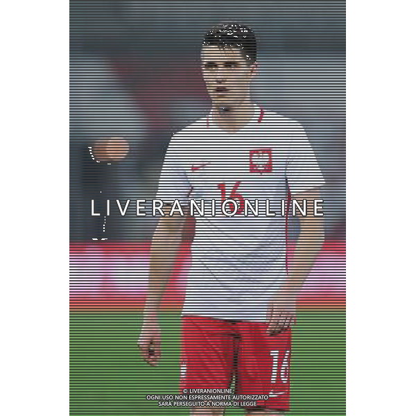 23.03.2017 KRAKOW UL. KALUZY ( POLAND ) PILKA NOZNA ( FOOTBALL ) MECZ TOWARZYSKI REPREZENTACJI NARODOWYCH U-21 ( INTERNATIONAL FRIENDLY GAME UNDER-21 ) MECZ POLSKA - WLOCHY ( POLAND - ITALY ) NZ BARTOSZ KAPUSTKA SYLWETKA FOTO MICHAL STANCZYK / CYFRASPORT / NEWSPIX.PL --- Newspix.pl / AGENZIA ALDO LIVERANI SAS - ITALY ONLY EDITORIAL USE ONLY