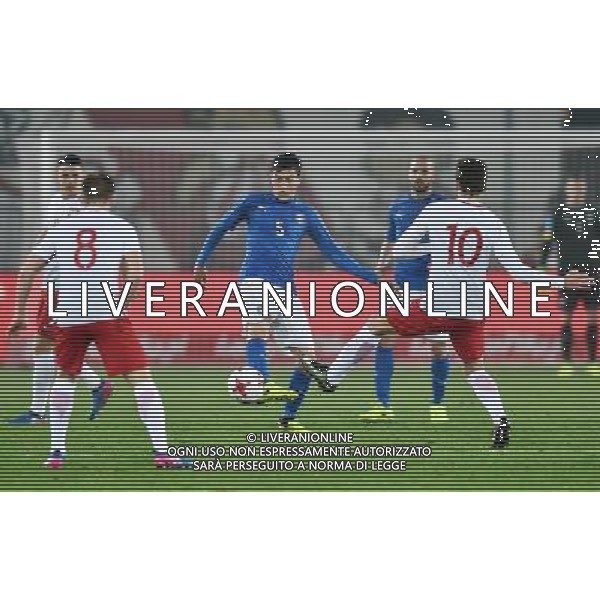 2017.03.23 Krakow Pilka nozna mecz towarzyski kadry U21 Polska U21 - Wlochy U21 N/z Alex Ferrari Foto Lukasz Laskowski / PressFocus 2017.03.23 Krakow Football Under-21 friendly game Poland U21 vs Italy U21 Alex Ferrari Credit: Lukasz Laskowski / PressFocus / NEWSPIX.PL --- Newspix.pl / AGENZIA ALDO LIVERANI SAS - ITALY ONLY EDITORIAL USE ONLY