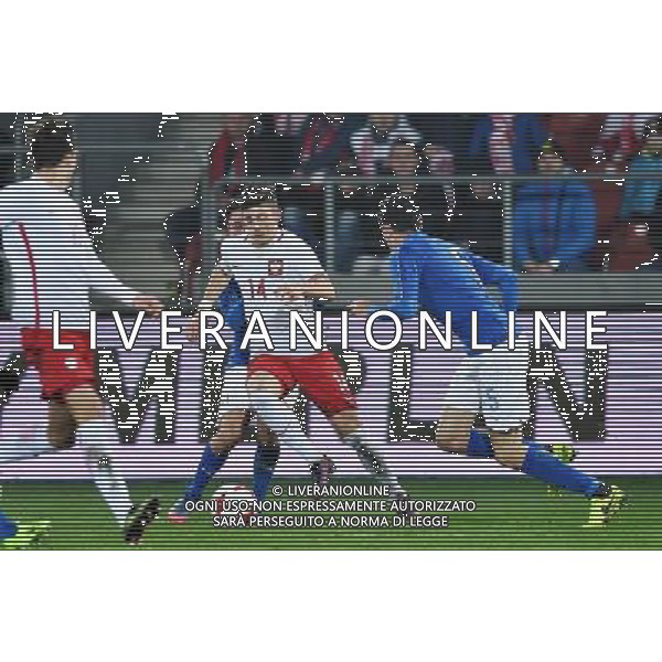 2017.03.23 Krakow Pilka nozna mecz towarzyski kadry U21 Polska U21 - Wlochy U21 N/z Dawid Kownacki Foto Lukasz Laskowski / PressFocus 2017.03.23 Krakow Football Under-21 friendly game Poland U21 vs Italy U21 Dawid Kownacki Credit: Lukasz Laskowski / PressFocus / NEWSPIX.PL --- Newspix.pl / AGENZIA ALDO LIVERANI SAS - ITALY ONLY EDITORIAL USE ONLY