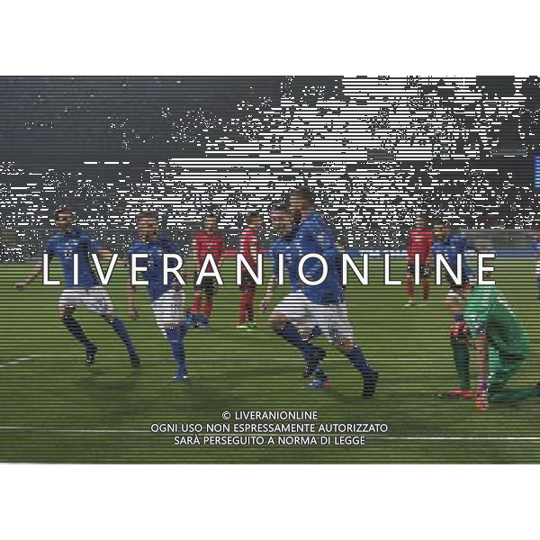 Italia - Albania, partita gruppo G di qualificazione ai Mondiali di calcio di Russia 2018 al \'Renzo Barbera\' di Palermo 24 marzo 2017 nella foto esultanza dopo il gol su rigore di daniele de rossi del 1-0 ©SERGI / AGENZIA ALDO LIVERANI SAS