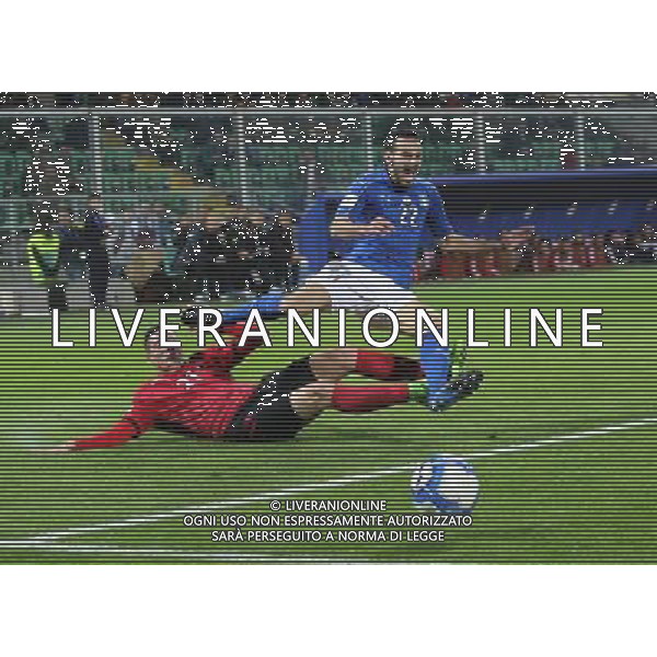 Italia - Albania, partita gruppo G di qualificazione ai Mondiali di calcio di Russia 2018 al \'Renzo Barbera\' di Palermo 24 marzo 2017 nella foto zappacosta salta roshi ©SERGI / AGENZIA ALDO LIVERANI SAS