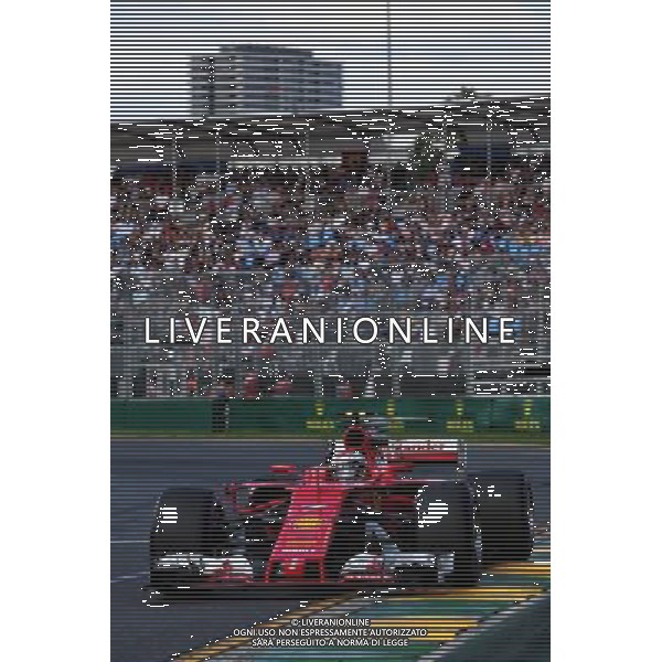 Kimi Raikkonen (FIN) Ferrari SF70H. 25.03.2017. Formula 1 World Championship, Rd 1, Australian Grand Prix, Albert Park, Melbourne, Australia, Qualifying Day. ONLY ITALY AG ALDO LIVERANI SAS