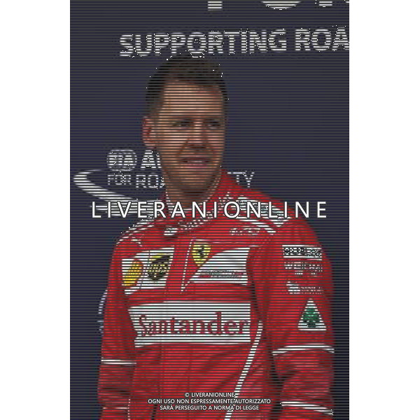 Sebastian Vettel (GER) Ferrari in qualifying parc ferme. 25.03.2017. Formula 1 World Championship, Rd 1, Australian Grand Prix, Albert Park, Melbourne, Australia, Qualifying Day. ONLY ITALY AG ALDO LIVERANI SAS