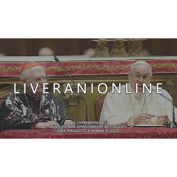 Visita Pastorale di sua Santita\' Papa Francesco a Milano Milano - 25.03.2017 Nella Foto:Sua Santita\' Papa Francesco nel Duomo di Milano con il Cardinale Angelo Scola /Ph.Vitez-Ag. Aldo Liverani