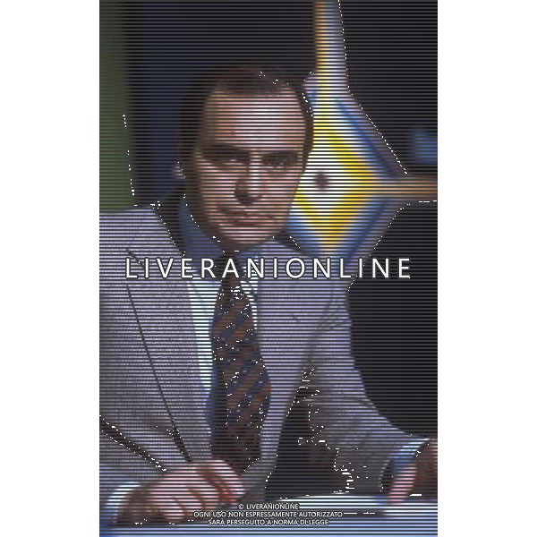 Bruno Paolo Vespa giornalista, conduttore televisivo e scrittore italiano - Retrospettiva Â©ARCHIVIO / AGENZIA ALDO LIVERANI SAS