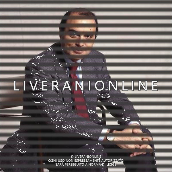 Bruno Paolo Vespa giornalista, conduttore televisivo e scrittore italiano - Retrospettiva Â©ARCHIVIO / AGENZIA ALDO LIVERANI SAS