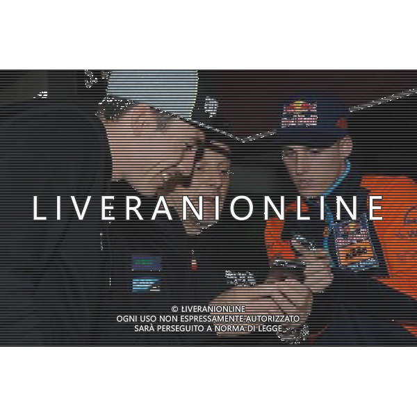 25.03.2017.Losail International Circuit. Doha, Qatar.Aleix Espargaro, Fausto Gresini e Pol Espargaro. FOTO G.PIAZZOLLA-AG ALDO LIVERANI SAS