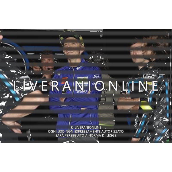 25.03.2017.Losail International Circuit. Doha, Qatar.Valentino Rossi e Nicolo Bulega. FOTO G.PIAZZOLLA-AG ALDO LIVERANI SAS