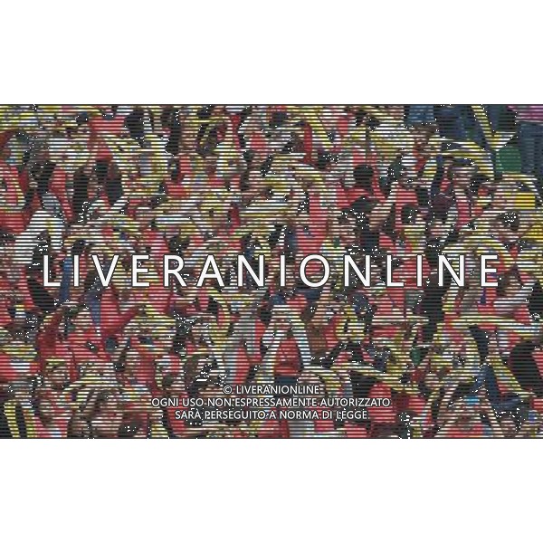 Visita Pastorale di sua Santita\' Papa Francesco a Milano Milano - 25.03.2017 Nella Foto:sua Santitaâ€™ Papa Francesco incontra i cresimandi allo stadio San Siro di Milano /Ph.Vitez-Ag. Aldo Liverani