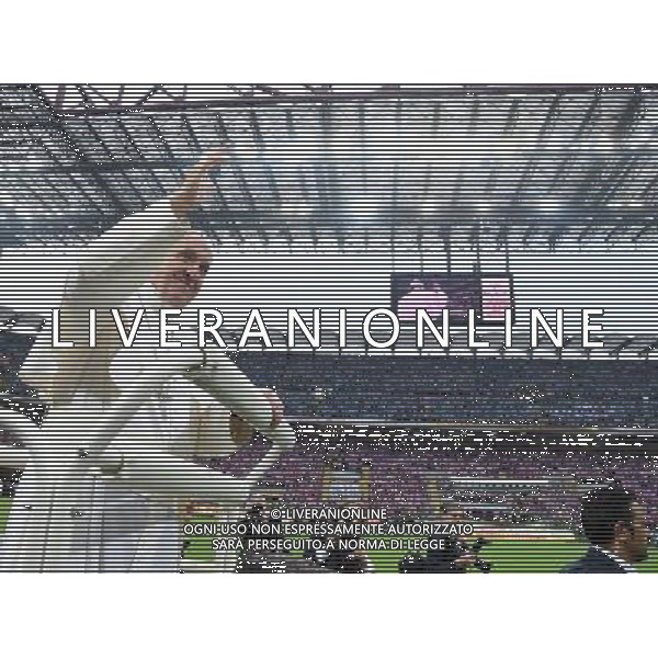 Visita Pastorale di sua Santita\' Papa Francesco a Milano Milano - 25.03.2017 Nella Foto:sua Santitaâ€™ Papa Francesco incontra i cresimandi allo stadio San Siro di Milano /Ph.Vitez-Ag. Aldo Liverani