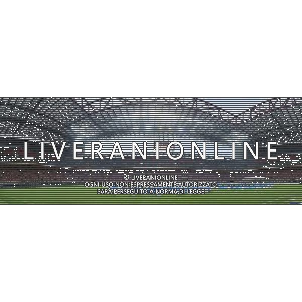 Visita Pastorale di sua Santita\' Papa Francesco a Milano Milano - 25.03.2017 Nella Foto:sua Santitaâ€™ Papa Francesco incontra i cresimandi allo stadio San Siro di Milano /Ph.Vitez-Ag. Aldo Liverani