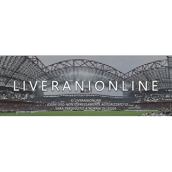Visita Pastorale di sua Santita\' Papa Francesco a Milano Milano - 25.03.2017 Nella Foto:sua Santitaâ€™ Papa Francesco incontra i cresimandi allo stadio San Siro di Milano /Ph.Vitez-Ag. Aldo Liverani