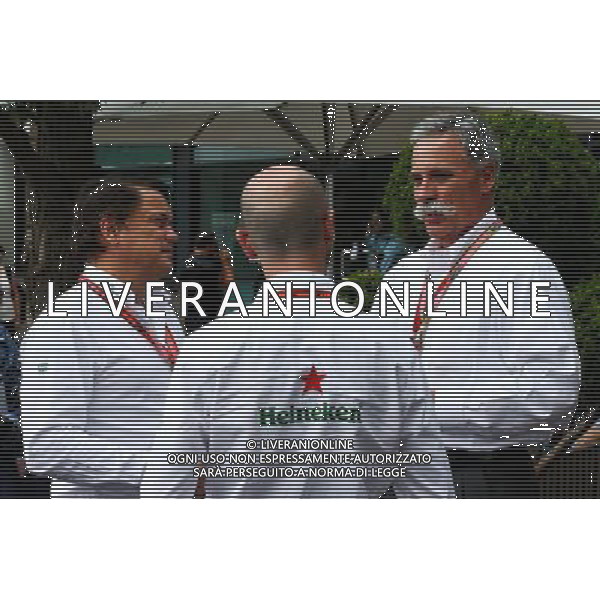Chase Carey (USA) Formula One Group Chairman (Right). 26.03.2017. Formula 1 World Championship, Rd 1, Australian Grand Prix, Albert Park, Melbourne, Australia, Race Day. ONLY ITALY AG ALDO LIVERANI SAS