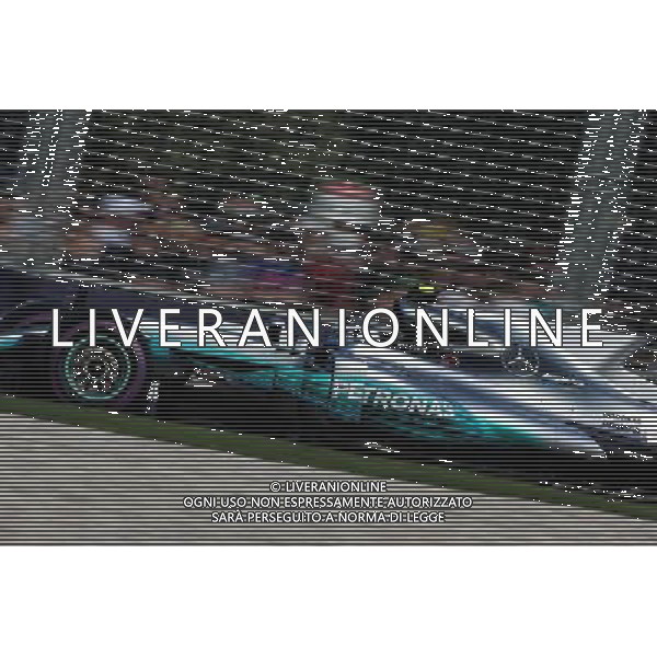 Valtteri Bottas (FIN) Mercedes AMG F1 W08. 26.03.2017. Formula 1 World Championship, Rd 1, Australian Grand Prix, Albert Park, Melbourne, Australia, Race Day. ONLY ITALY AG ALDO LIVERANI SAS