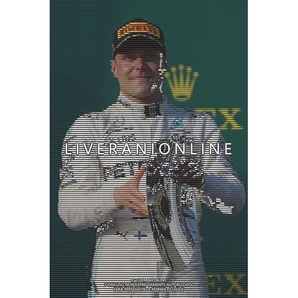 3rd place Valtteri Bottas (FIN) Mercedes AMG F1. 26.03.2017. Formula 1 World Championship, Rd 1, Australian Grand Prix, Albert Park, Melbourne, Australia, Race Day. ONLY ITALY AG ALDO LIVERANI SAS