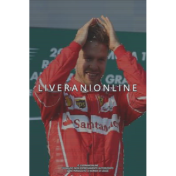 1st place Sebastian Vettel (GER) Ferrari. 26.03.2017. Formula 1 World Championship, Rd 1, Australian Grand Prix, Albert Park, Melbourne, Australia, Race Day. ONLY ITALY AG ALDO LIVERANI SAS