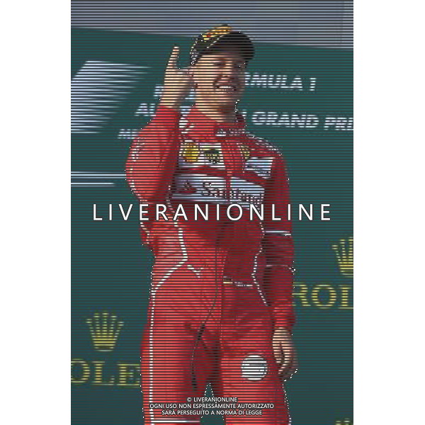 1st place Sebastian Vettel (GER) Ferrari. 26.03.2017. Formula 1 World Championship, Rd 1, Australian Grand Prix, Albert Park, Melbourne, Australia, Race Day. ONLY ITALY AG ALDO LIVERANI SAS