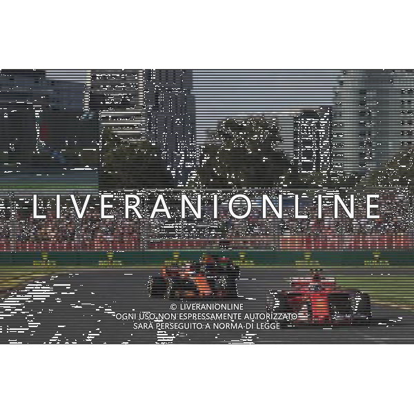 Kimi Raikkonen (FIN) Ferrari SF70H. 26.03.2017. Formula 1 World Championship, Rd 1, Australian Grand Prix, Albert Park, Melbourne, Australia, Race Day. ONLY ITALY AG ALDO LIVERANI SAS