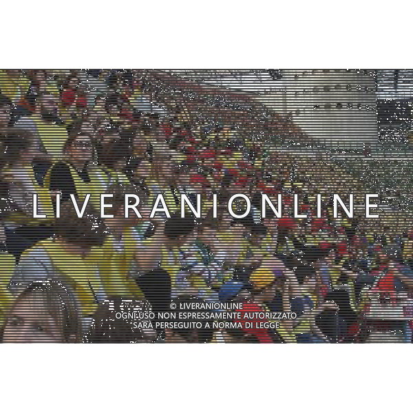 Milano ( MI ) 25/03/2017 Stadio San Siro il Papa incontra i cresimandi e cresimati Nella foto: I fedeli PH Lauro Montagnini / AGENZIA ALDO LIVERANI SAS Visita Pastorale di sua Santita\' Papa Francesco a Milano che incontra i cresimandi allo stadio San Siro 25.03.2017
