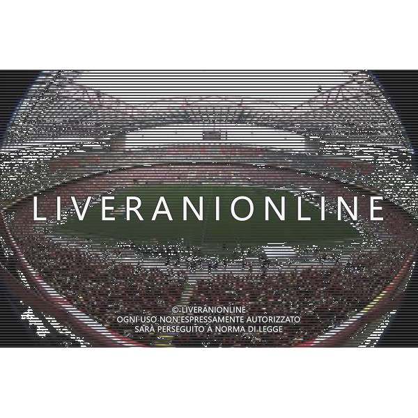 Milano ( MI ) 25/03/2017 Stadio San Siro il Papa incontra i cresimandi e cresimati Nella foto: veduta interna panoramica dei fedeli PH Lauro Montagnini / AGENZIA ALDO LIVERANI SAS Visita Pastorale di sua Santita\' Papa Francesco a Milano che incontra i cresimandi allo stadio San Siro 25.03.2017