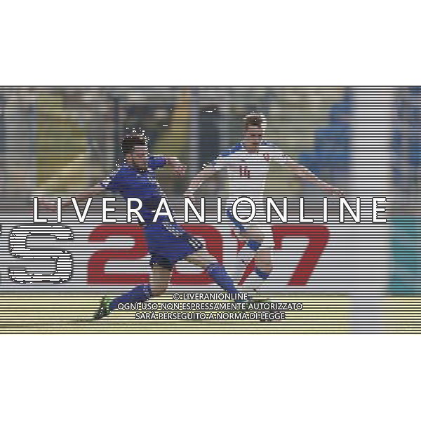 jakub jankto Golinucci Enrico during European Qualifiers FIFA World Cup 2018 international soccer match group C between San Marino and Czech Republic at San Marino Olympic Stadium on March 25 2017 photo credit by Claudio Zamagni/Aldo Liverani Photo Agency