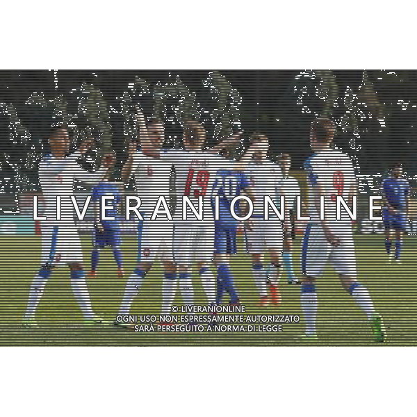 Czech Republic celebrates during European Qualifiers FIFA World Cup 2018 international soccer match group C between San Marino and Czech Republic at San Marino Olympic Stadium on March 25 2017 photo credit by Claudio Zamagni/Aldo Liverani Photo Agency