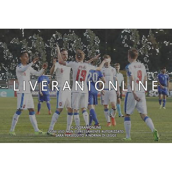 Czech Republic celebrates during European Qualifiers FIFA World Cup 2018 international soccer match group C between San Marino and Czech Republic at San Marino Olympic Stadium on March 25 2017 photo credit by Claudio Zamagni/Aldo Liverani Photo Agency