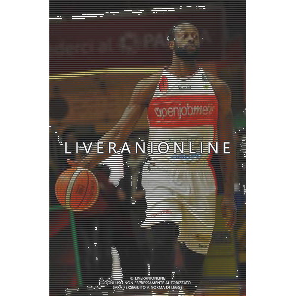 VARESE,BASKET,PALA2A,CAMPIONATO DI BASKET A1,OPENJOBMETIS VARESE VS BETALAND CAPO D\'ORLANDO,26-03-2017, NELLA FOTO:JOHNSON DOMINIQUE Â© IEMMI / AGENZIA ALDO LIVERANI SAS