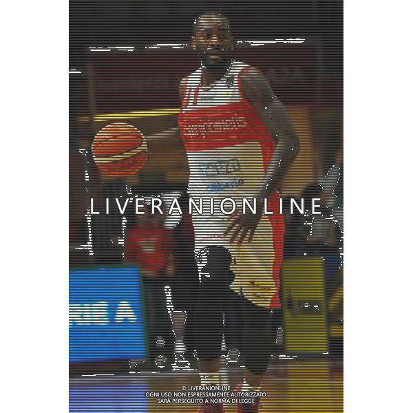 VARESE,BASKET,PALA2A,CAMPIONATO DI BASKET A1,OPENJOBMETIS VARESE VS BETALAND CAPO D\'ORLANDO,26-03-2017, NELLA FOTO: EYENGA CHRISTIAN Â© IEMMI / AGENZIA ALDO LIVERANI SAS