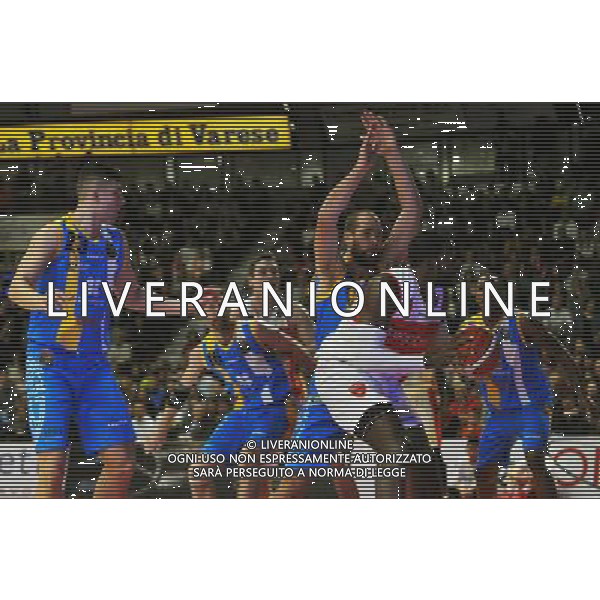 VARESE,BASKET,PALA2A,CAMPIONATO DI BASKET A1,OPENJOBMETIS VARESE VS BETALAND CAPO D\'ORLANDO,26-03-2017, NELLA FOTO: ANOSIKE O. D. Â© IEMMI / AGENZIA ALDO LIVERANI SAS