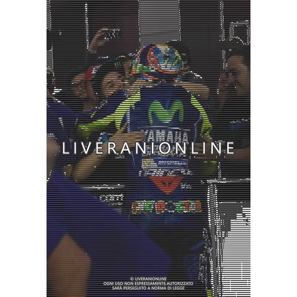 26.03.2017.Losail International Circuit. Doha, Qatar.Valentino Rossi e Andrea Migno. FOTO G.PIAZZOLLA-AG ALDO LIVERANI SAS