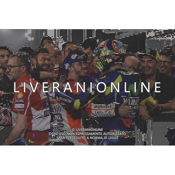 26.03.2017.Losail International Circuit. Doha, Qatar.Andrea Dovizioso e Valentino Rossi. FOTO G.PIAZZOLLA-AG ALDO LIVERANI SAS